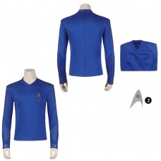 Star Trek Strange New Worlds Spock Cosplay Suit Christopher Pike Costume With Tops